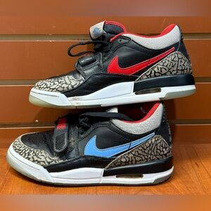 Jordan Kids Sneakers Black Red and Blue